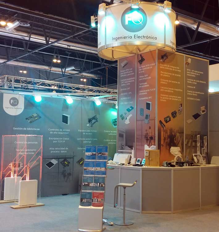 Stand de FQ Ingeniería en SICUR 2016