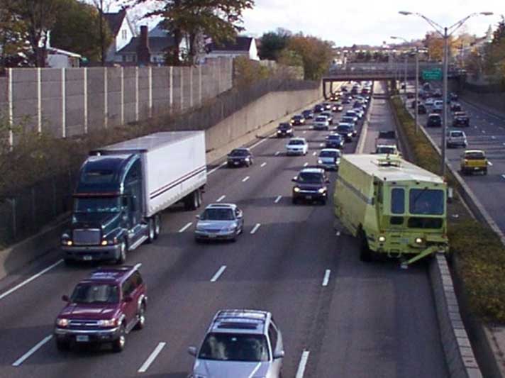 RFID en barreras de hormigon en autopistas