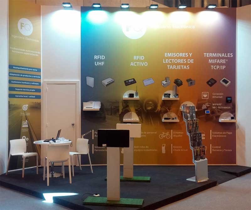 Stand de FQ Ingeniería en SICUR