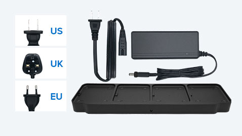 4-slots Charging Cradle Set (Optional) CRD-MBC