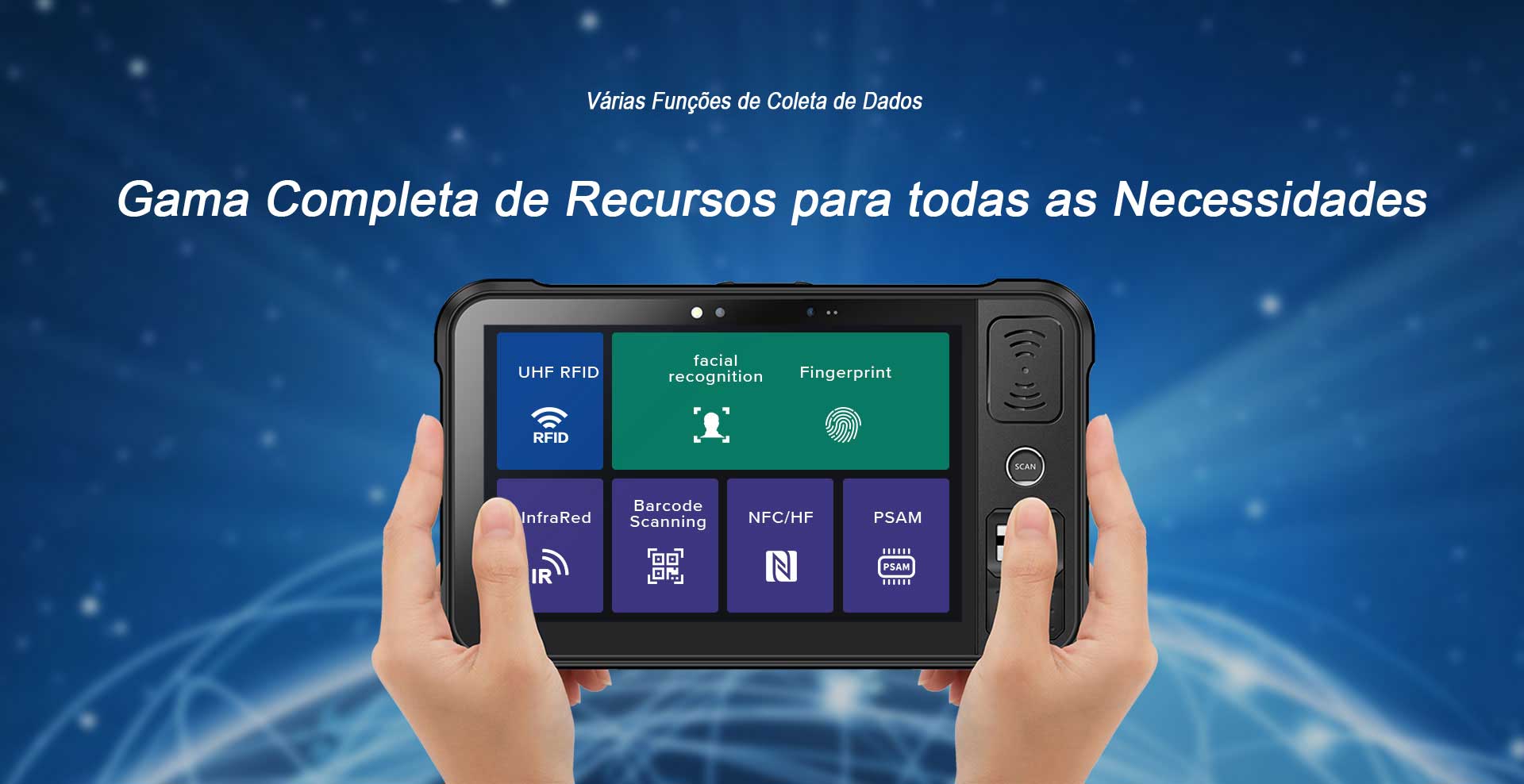 Tablet P80 Chainway Fuçoes Tablet P80 Chainway Fuçoes