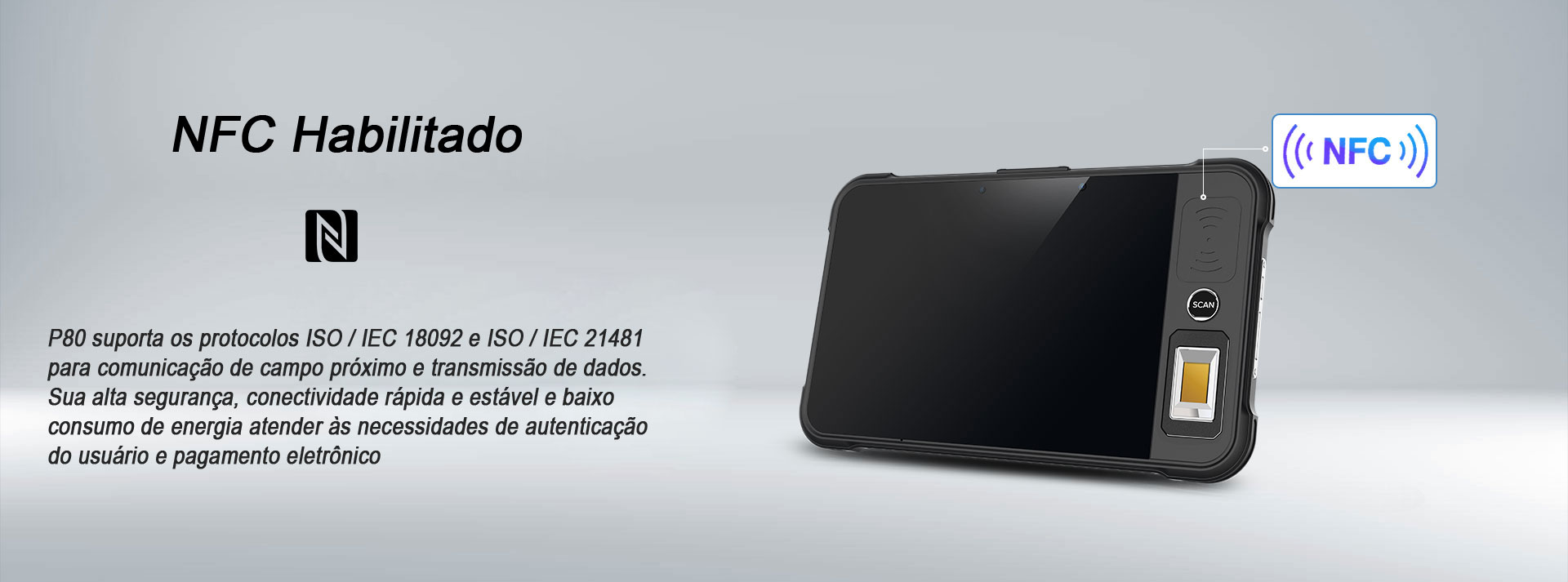 Tablet Industrial P80 Chainway NFC Tablet Industrial P80 Chainway NFC