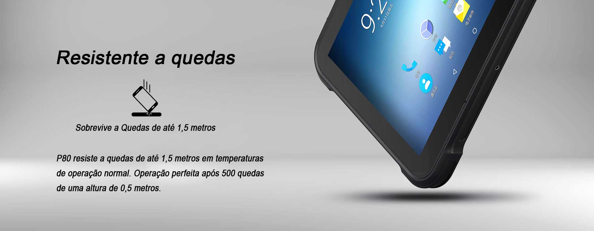 TABLET INDUSTRIAL P80 CHAINWAY RESISTENTE A QUEDAS TABLET INDUSTRIAL P80 CHAINWAY RESISTENTE A QUEDAS