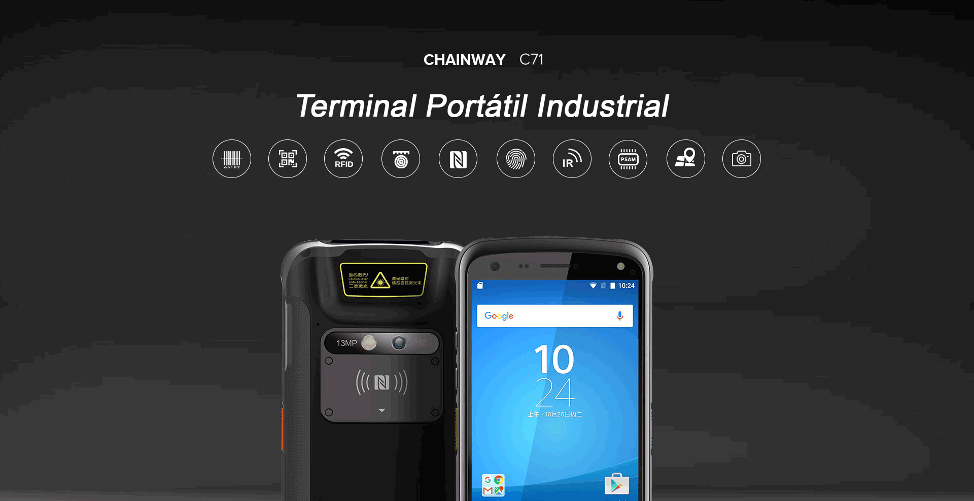 Terminal Móvel Industrial C71 Chainway 