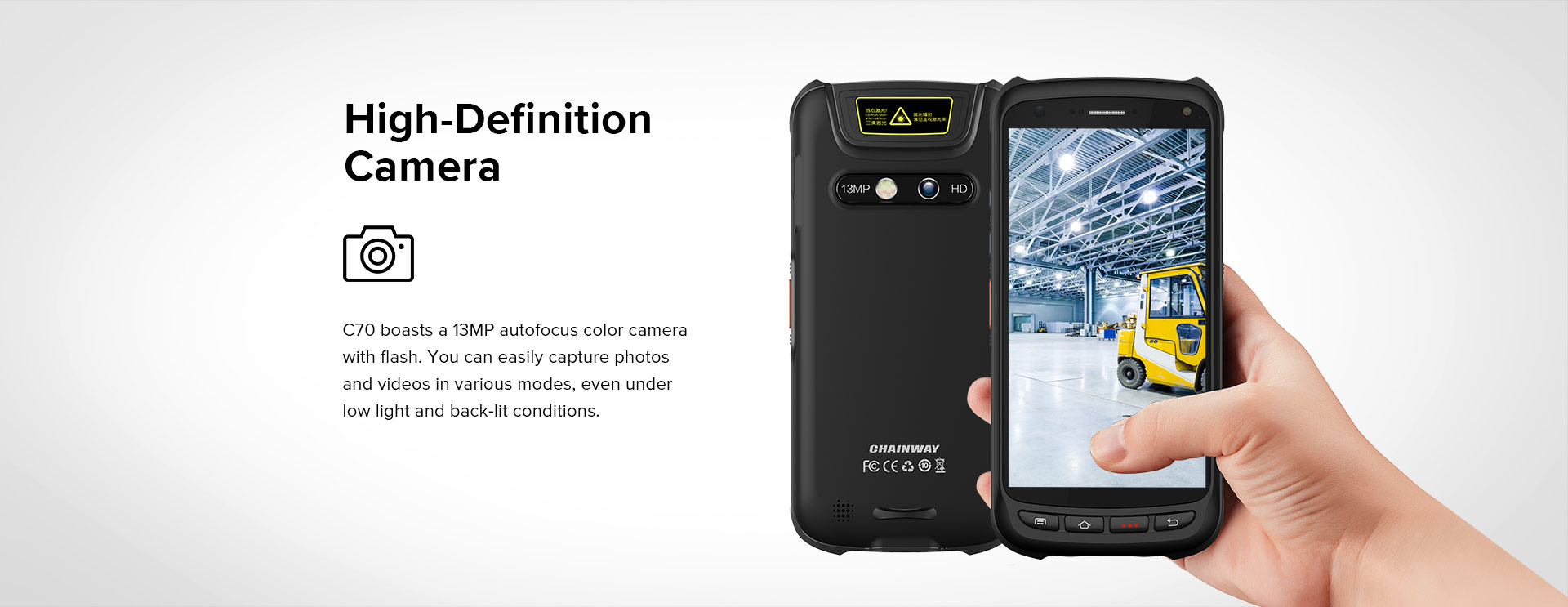 Handheld C70 Chainway High Definition camera Handheld C70 Chainway High Definition camera