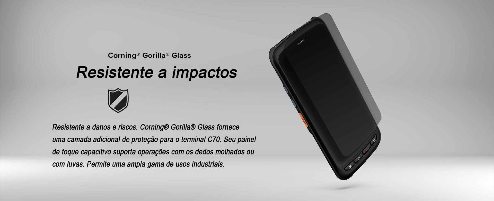 04_C70 Terminal Móvel C70 Chainway Android Resistente a impactos