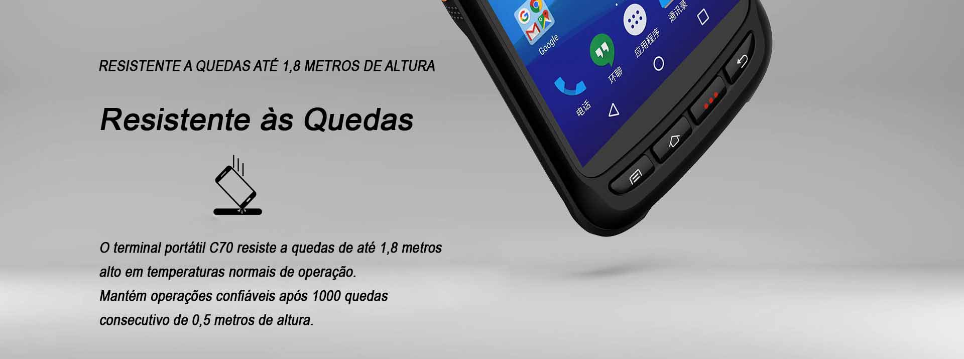 15_C70 TERMINAL MÓVEL C70 CHAINWAY ANDROID RESISTENTE A QUEDAS